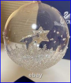 Swarovski Christmas Ball Ornament 2018 Crystal Shooting Star Annual Gift With Box