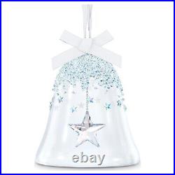 Swarovski Christmas Bell Ornament Crystal Star 2021 Large #5545451 New in Box