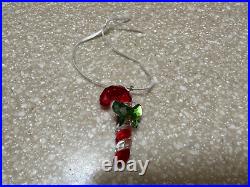 Swarovski Christmas Candy Cane Crystal Ornament #5223610 NEW IN BOX SUPER RARE