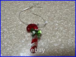 Swarovski Christmas Candy Cane Crystal Ornament #5223610 NEW IN BOX SUPER RARE