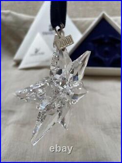 Swarovski Christmas Crystal Ornament 2000 Snowflake Holiday Original BOX Japan
