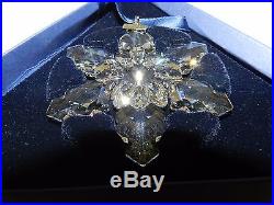Swarovski Christmas Crystal Star Snowflake Ornament Year 2008 ^