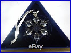 Swarovski Christmas Crystal Star Snowflake Ornament Year 2010 ^