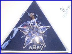 Swarovski Christmas Ornament 2001 Crystal Star Snowflake annual edition in box