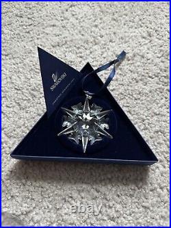 Swarovski Christmas Ornament 2002 Crystal Snowflake