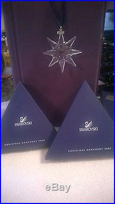 Swarovski Christmas Ornament 2009 Crystal