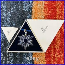 Swarovski Christmas Ornament Annual Box 1998 Snowflake Star Lead Crystal