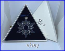 Swarovski Christmas Ornament Annual Box 1998 Snowflake Star Lead Crystal Used