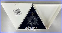 Swarovski Christmas Ornament Annual Box 1998 Snowflake Star Lead Crystal Used