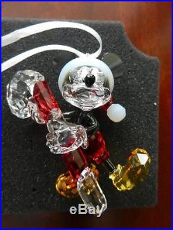 Swarovski Christmas Ornament Crystal Disney Mickey Mouse figurine No 5135938