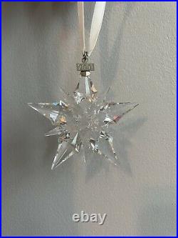 Swarovski Christmas Star Annual Ornament 2001