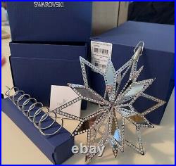 Swarovski Christmas Star TREE TOPPER ORNAMENT NEW in box Rare & Stunning