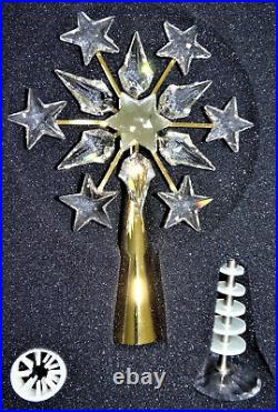 Swarovski Christmas Tree Topper Crystal Gold 9443 000 017 632785 MIB