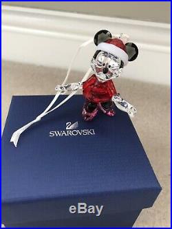 Swarovski Christmas Xmas ORNAMENT MINNIE MOUSE #5004687 in Box BRAND NEW Disney