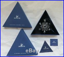 Swarovski Clear Crystal Christmas Snowflake Star 2004 Annual Ornament Coa 631562