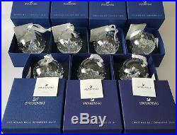 Swarovski, Complete Serien Christmas Ball Ornaments 2013 till 2019