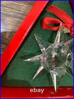 Swarovski Crystal 1991 Annual Edition Christmas Ornament Snowflake Star European