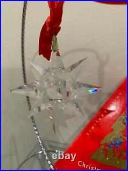 Swarovski Crystal 1991 Annual Edition Christmas Ornament Snowflake Star European