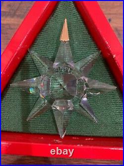 Swarovski Crystal 1991 Christmas Ornament Annual Edition Snowflake European Star