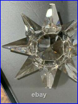 Swarovski Crystal 1991 Christmas Ornament Annual Edition Snowflake star Chipped