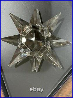 Swarovski Crystal 1991 Christmas Ornament Annual Edition Snowflake star Chipped