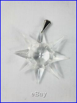 Swarovski Crystal 1991 Snowflake Annual Christmas Ornament In Original Box