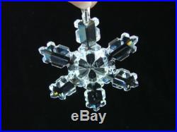 Swarovski Crystal 1992 Annual Snowflake Christmas Star Ornament Stunning RARE
