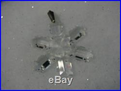 Swarovski Crystal 1992 Annual Snowflake Christmas Star Ornament Stunning RARE