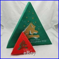 Swarovski Crystal 1992 Annual Snowflake Ornament Holiday Season Gift Christmas