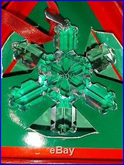 Swarovski Crystal 1992 Christmas Ornament With Coa And Box