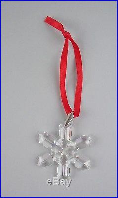 Swarovski Crystal 1992-SNOWFLAKE Annual Christmas Ornament with Box & COA