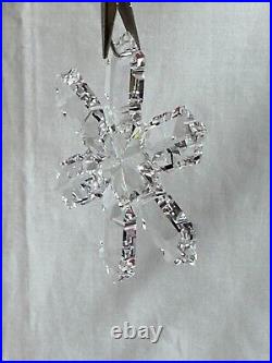 Swarovski Crystal 1992 Snowflake Star Christmas Holiday Ornament Box Mint