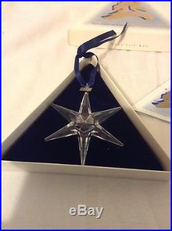 Swarovski Crystal 1993 Annual Christmas Ornament Star Snowflake