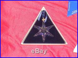 Swarovski Crystal 1993 Annual Christmas Ornament Star / Snowflake MINT NIB