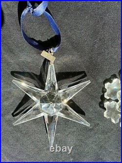 Swarovski Crystal 1993 Annual Snowflake Christmas Ornament with Original Box Mint