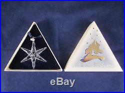 Swarovski Crystal 1993 Christmas Holiday Ornament Star Snowflake EXCELLENT BOX