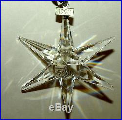 Swarovski Crystal 1993 Christmas ornament