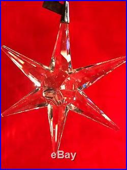 Swarovski Crystal 1993 Snowflake Star Annual Christmas Holiday Ornament