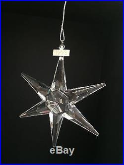 Swarovski Crystal 1993 Snowflake Star Christmas Ornament RARE Ex Cond