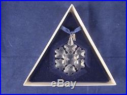 Swarovski Crystal 1994 Christmas Holiday Ornament Star Snowflake EXCELLENT BOX