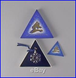 Swarovski Crystal 1994-SNOWFLAKE Annual Christmas Ornament with Box & COA
