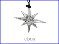 Swarovski Crystal 1995 Christmas Ornament Star 3 With Box