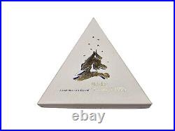 Swarovski Crystal 1995 Christmas Ornament Star 3 With Box