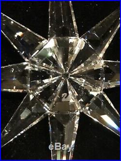 Swarovski Crystal 1995 Christmas ornament used, flawless, no box