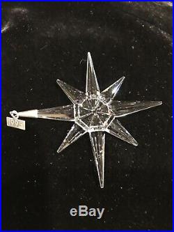 Swarovski Crystal 1995 Christmas ornament used, flawless, no box