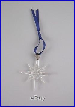 Swarovski Crystal 1995-STAR Annual Christmas Ornament with Box & COA