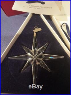 Swarovski Crystal 1995 Snowflake Christmas Ornament with Original Box