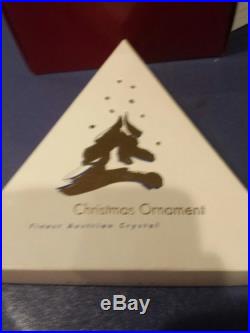 Swarovski Crystal 1995 Snowflake Christmas Ornament with Original Box