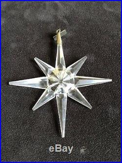 Swarovski Crystal 1995 Star Snowflake Christmas Ornament