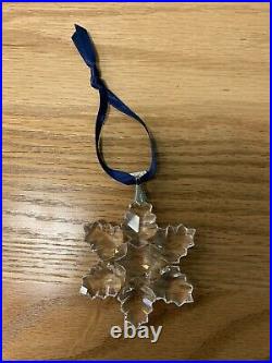 Swarovski Crystal 1996 Annual Christmas Snowflake Ornament with Original Box